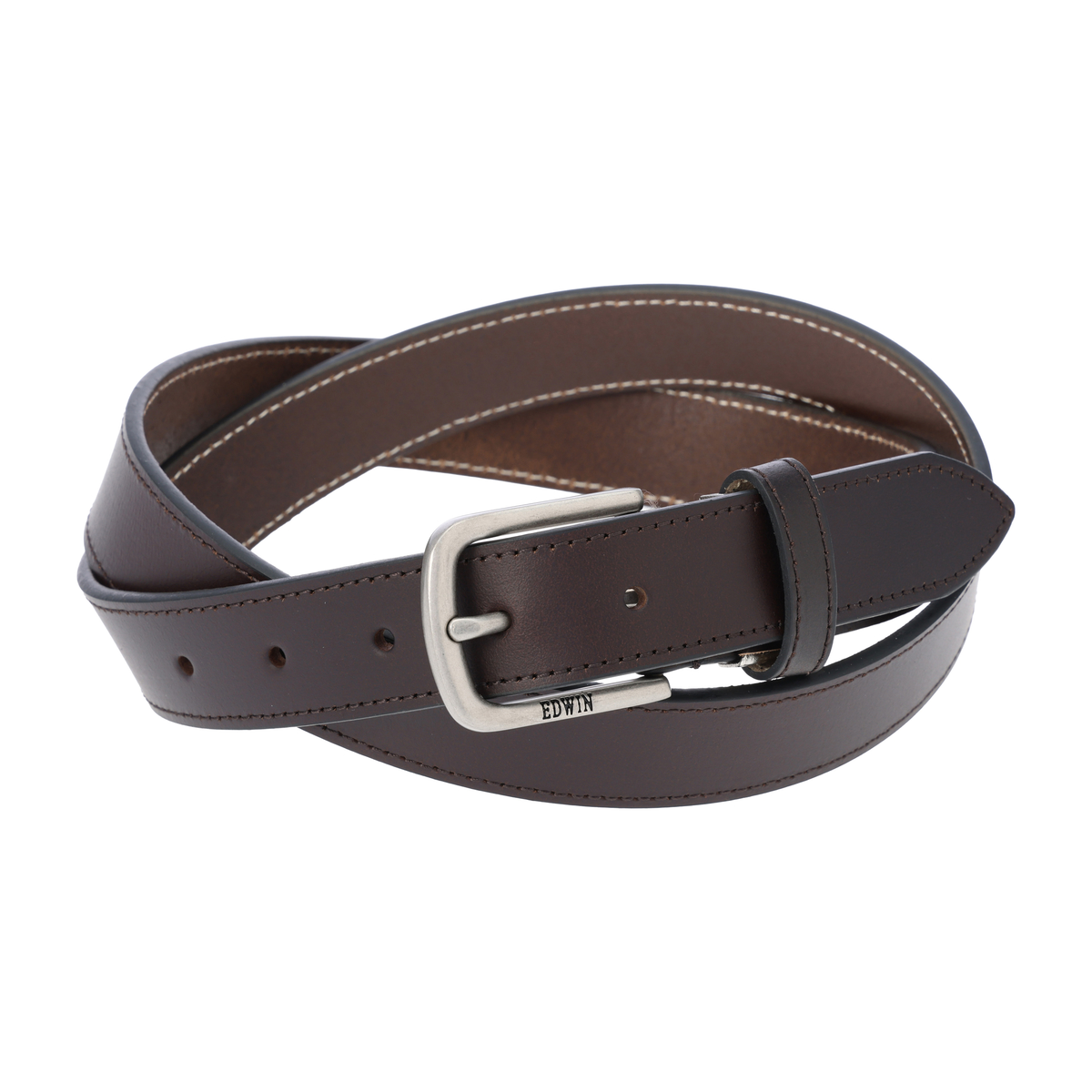 EDWIN 30mmシングルステッチレザーベルト