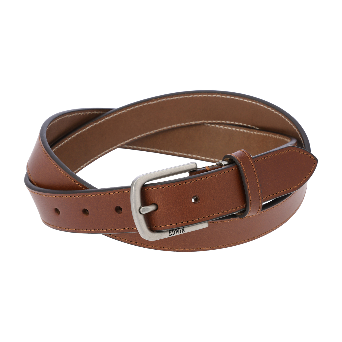 EDWIN 30mmシングルステッチレザーベルト