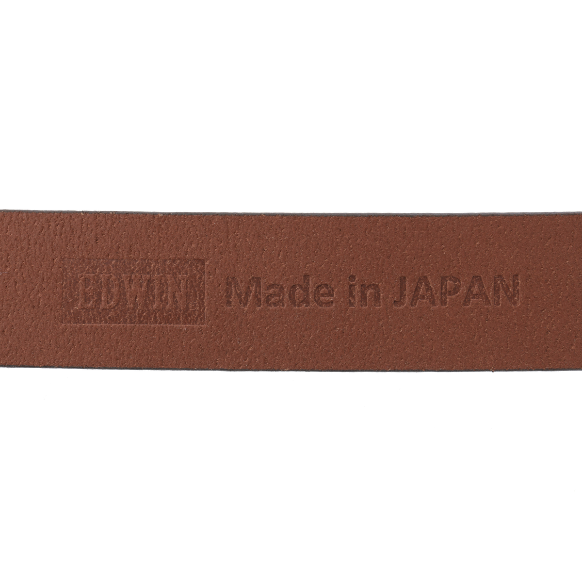 EDWIN 35mm深面取りレザーベルト