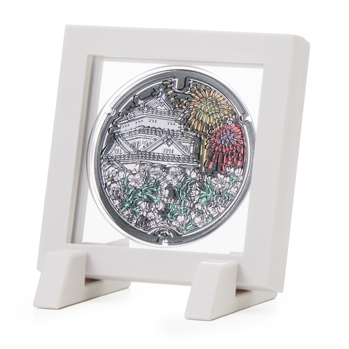 ガラスマンホールマグネット　岡崎市