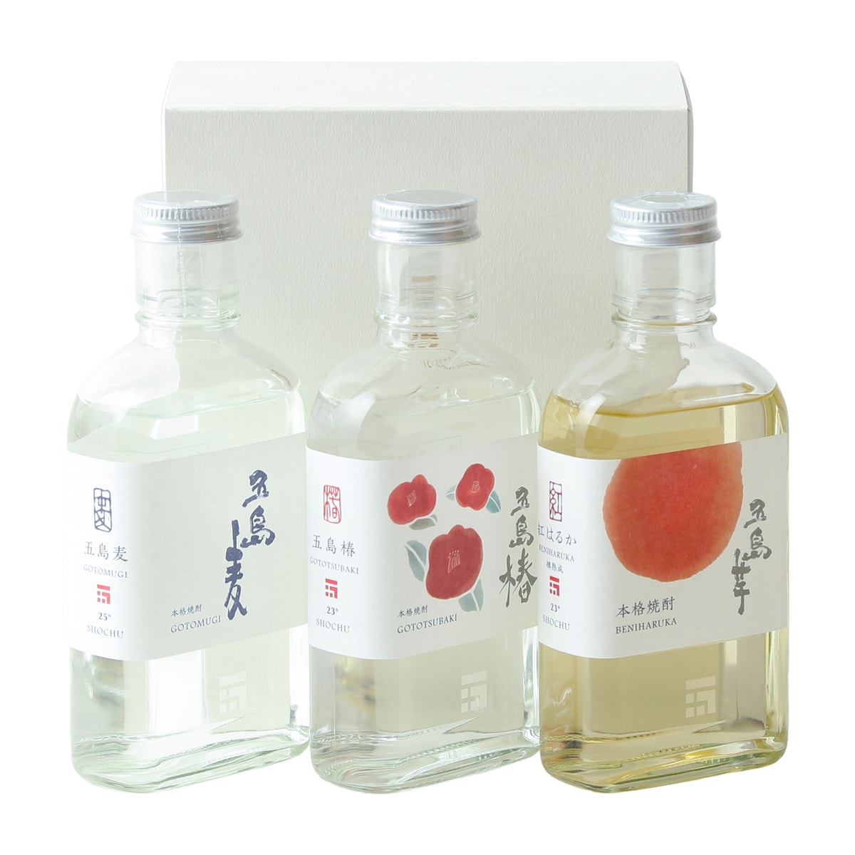 五島列島酒造 180mlアソートセット (五島麦×1・五島椿×1・五島芋 紅