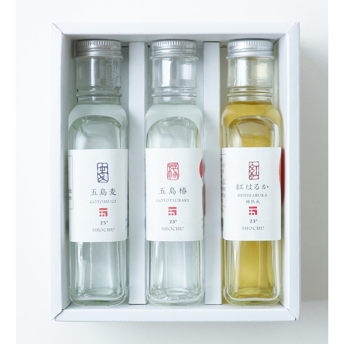 五島列島酒造 180mlアソートセット (五島麦×1・五島椿×1・五島芋 紅