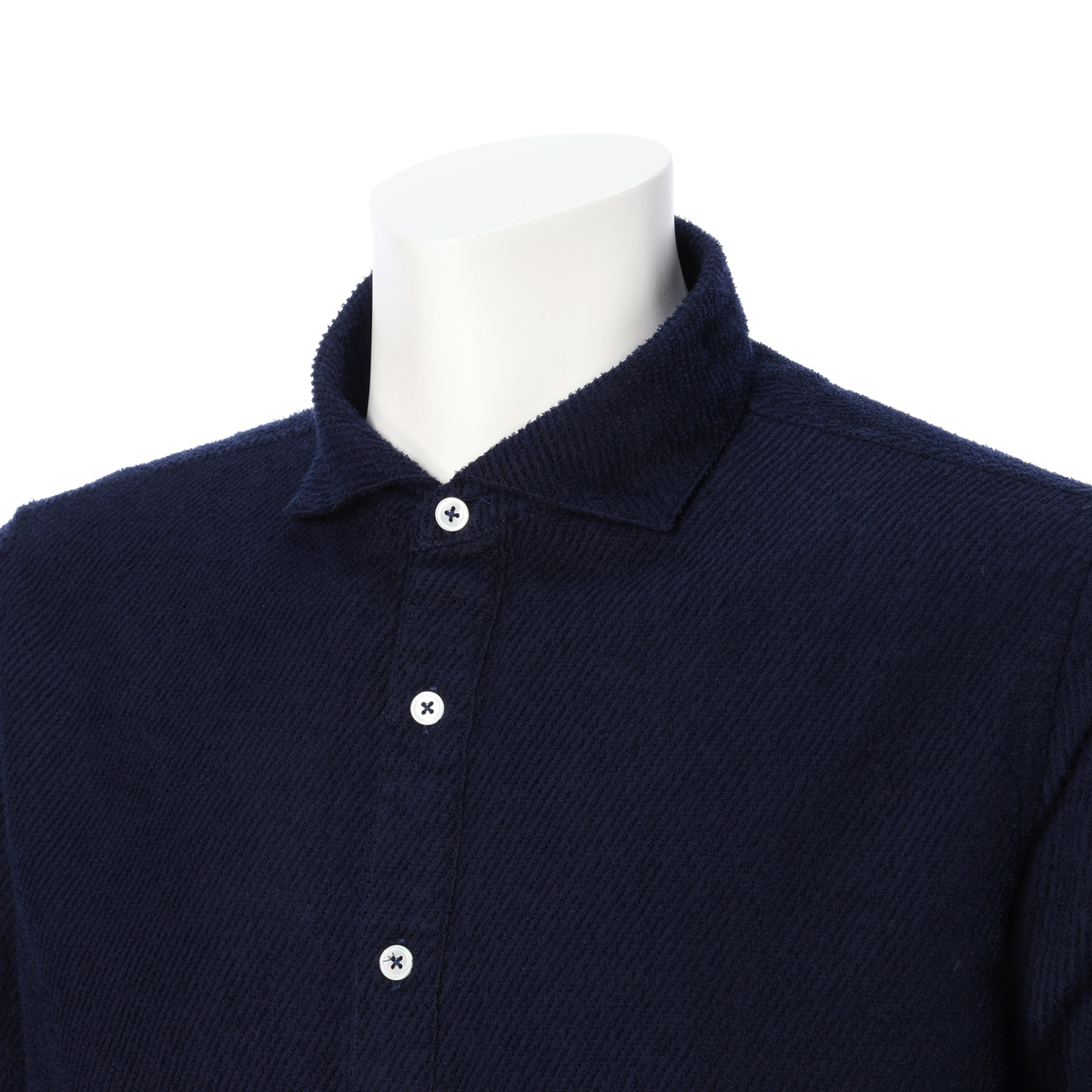 【GALLIPOLI 】今治　両面パイルプルオーバーシャツ