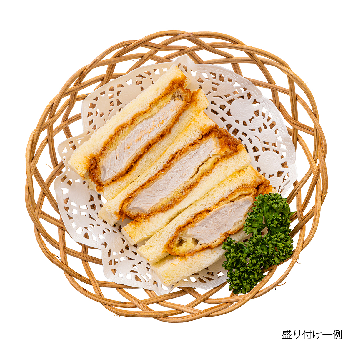 冷凍】とんかつサンド 3切入＜業務用＞ 270630 | かぜとゆきオンライン