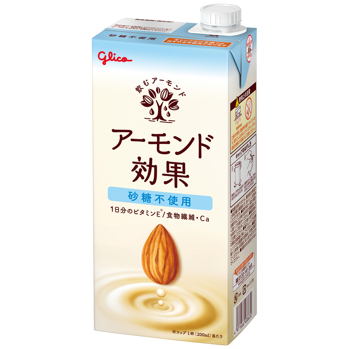 グリコ アーモンド効果 【砂糖不使用】1000ml　（6本入り）