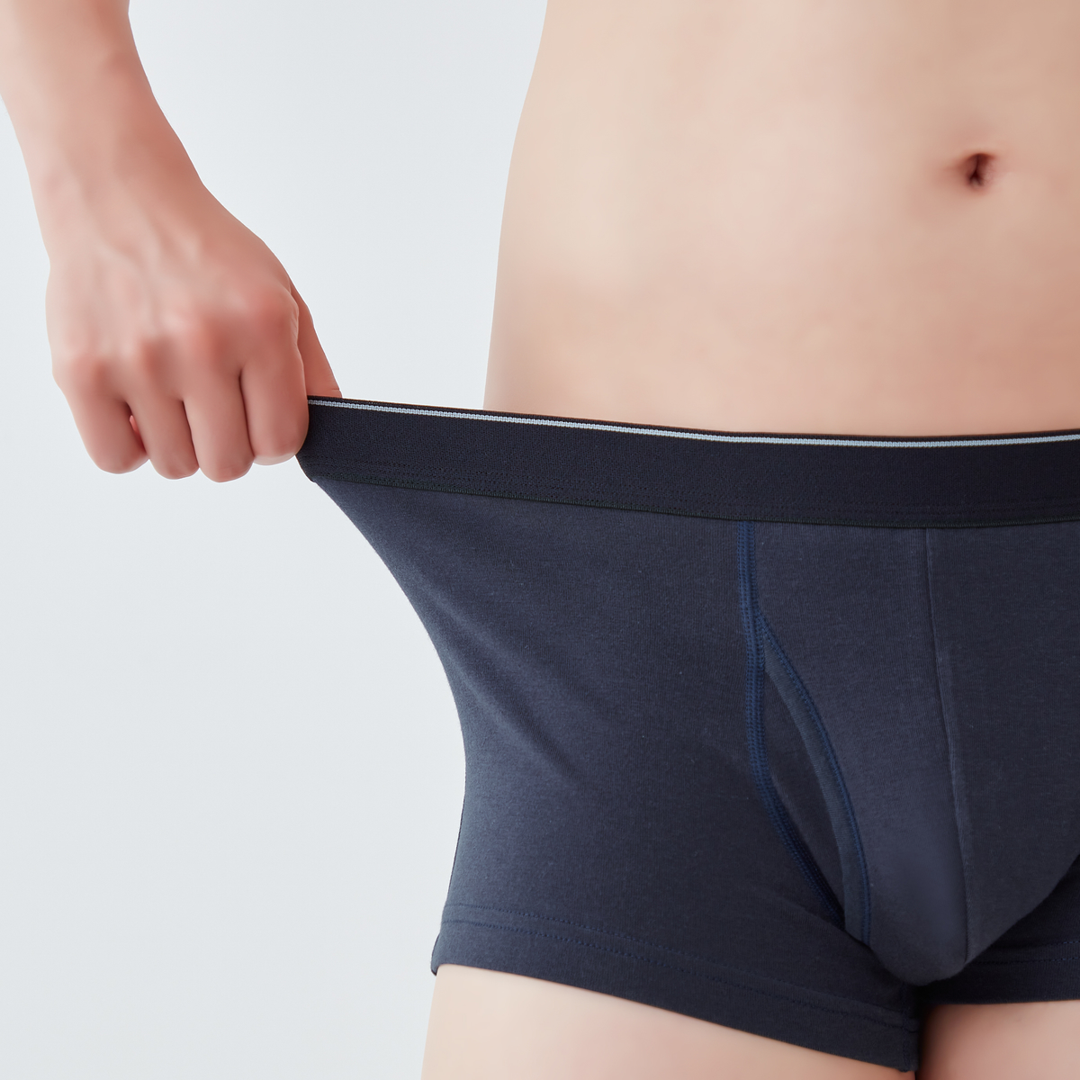 グンゼ 快適工房 ストレッチコットン ボクサーパンツ 前あき