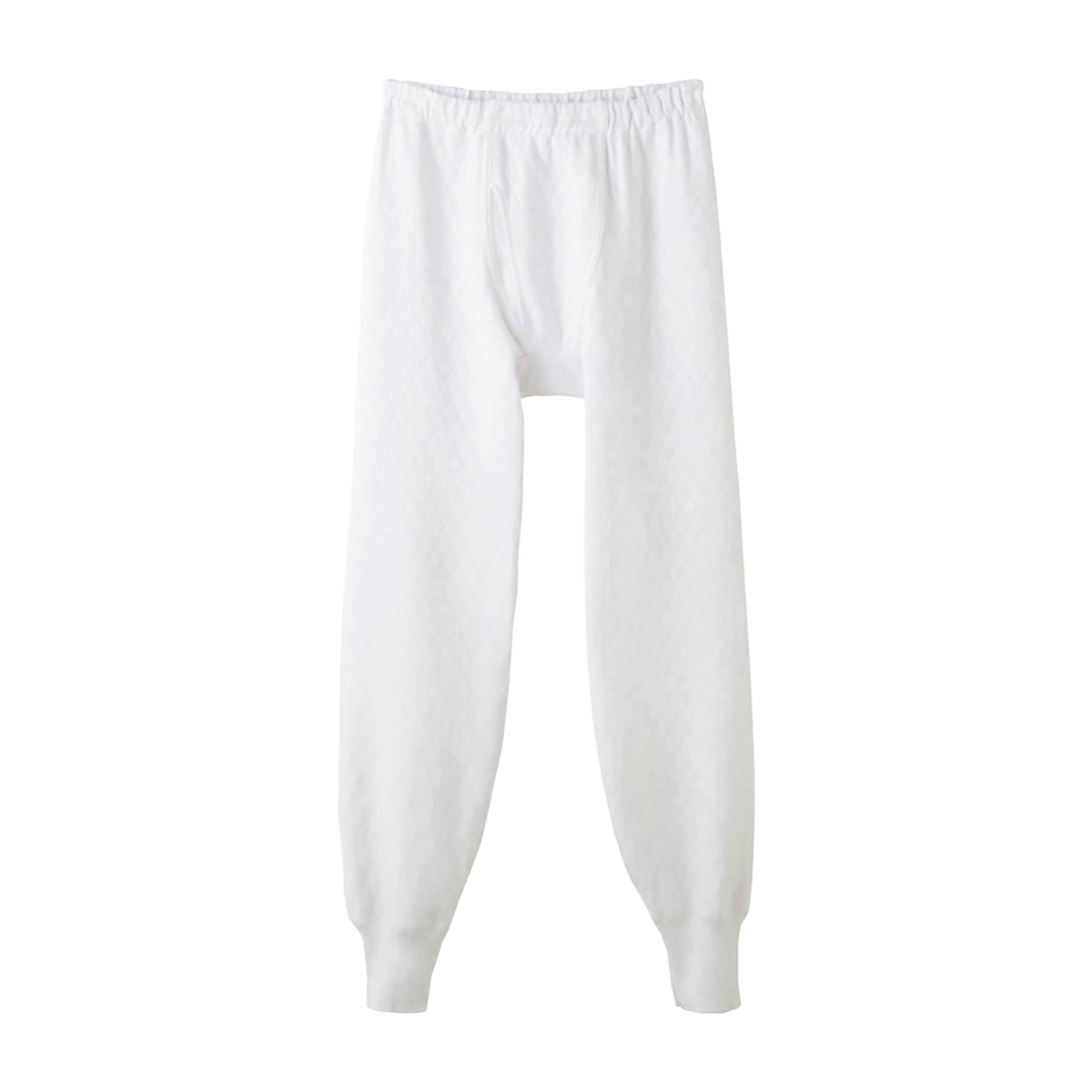 快適工房 ウール混キルト 長ズボン下（前あき）