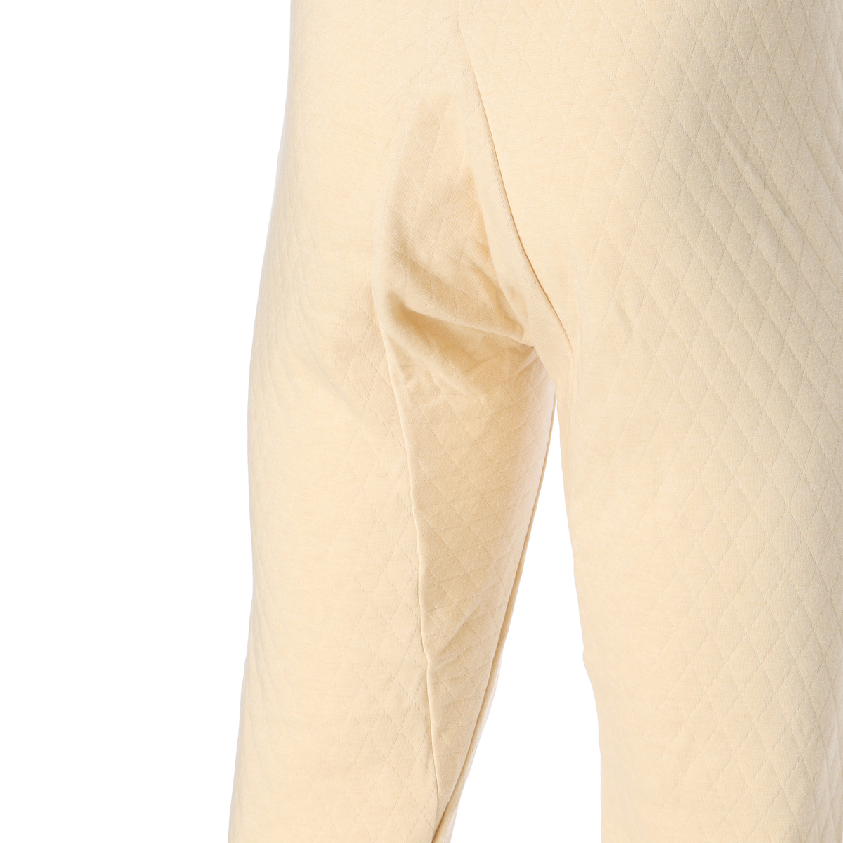 快適工房 ウール混キルト 長ズボン下（前あき）