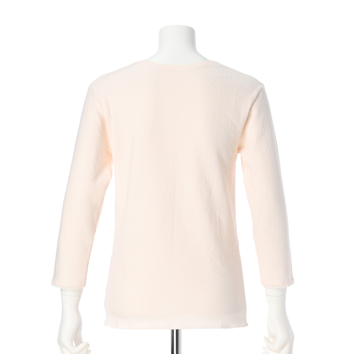 快適工房 あったかキルト編み 8分袖スリーマー