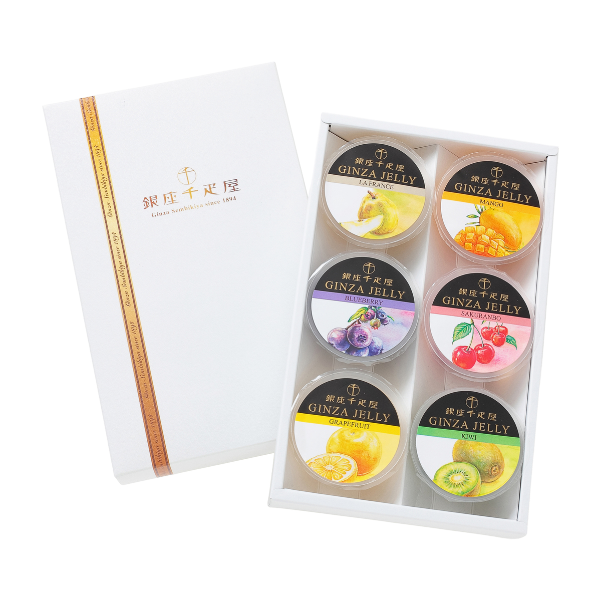 【銀座千疋屋】銀座ゼリー６個入り