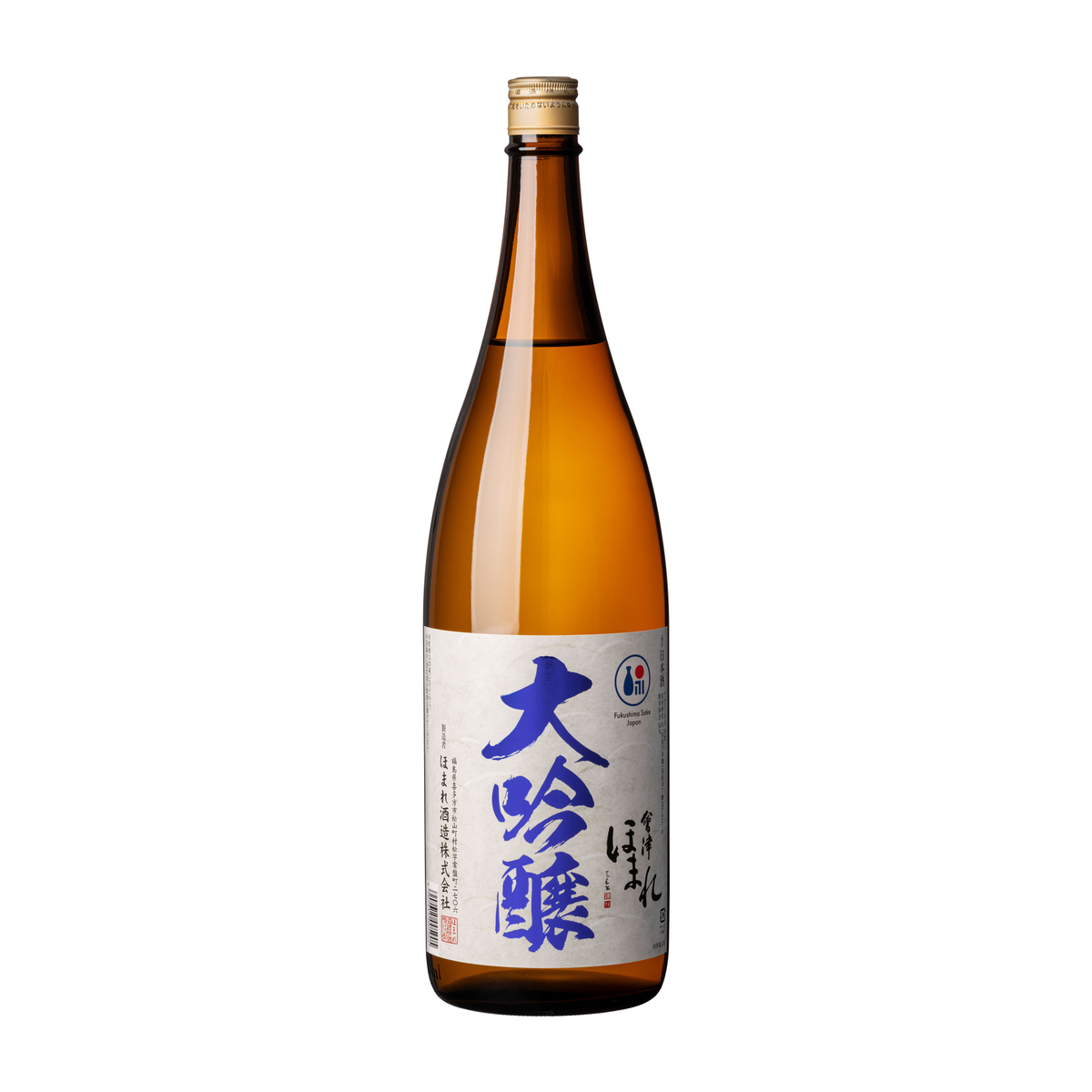 会津ほまれ 大吟醸 極 碧ラベル 1800ml 【日本酒 福島県】 | かぜと