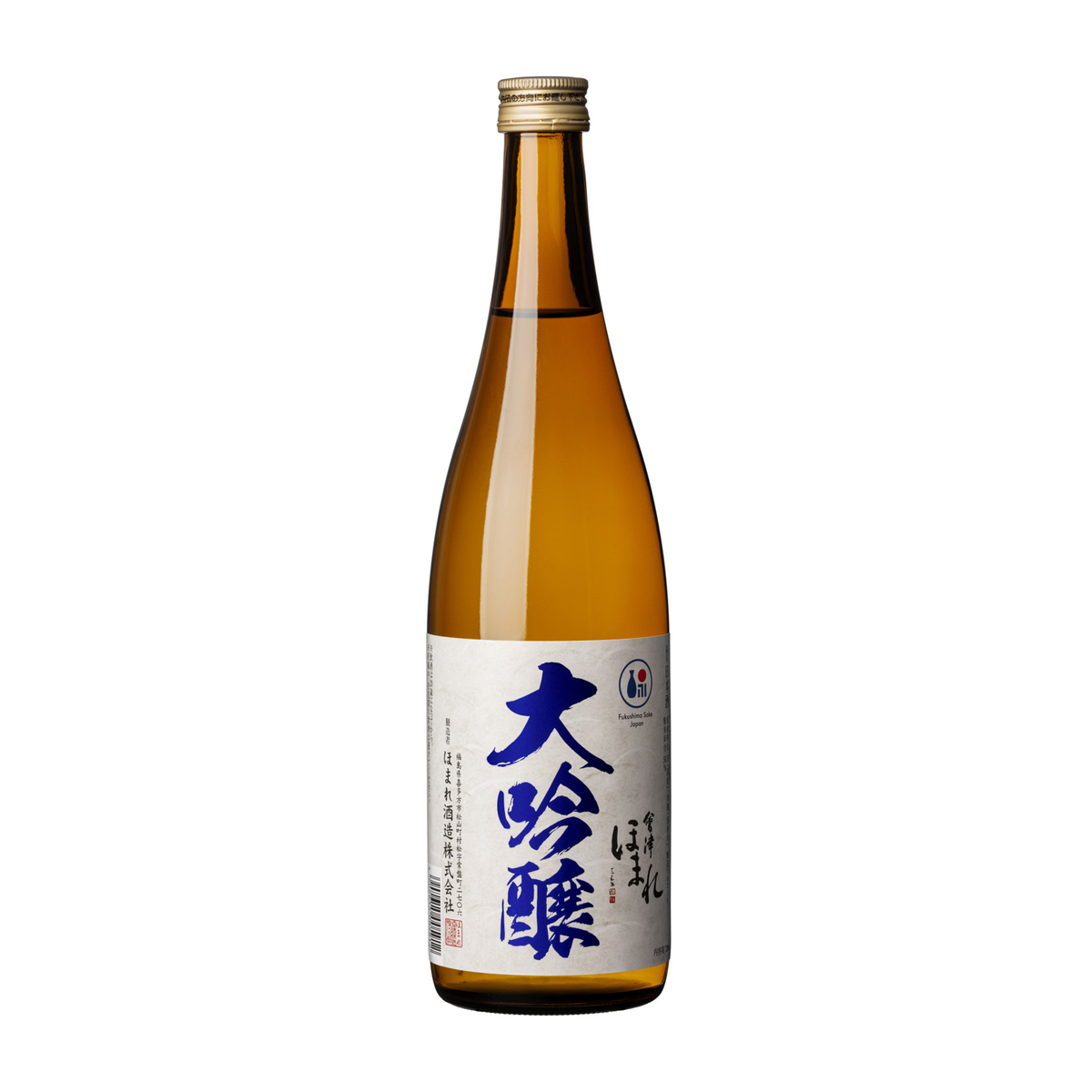 会津ほまれ 大吟醸 極 碧ラベル 720ml 【日本酒 福島県】 | かぜとゆき