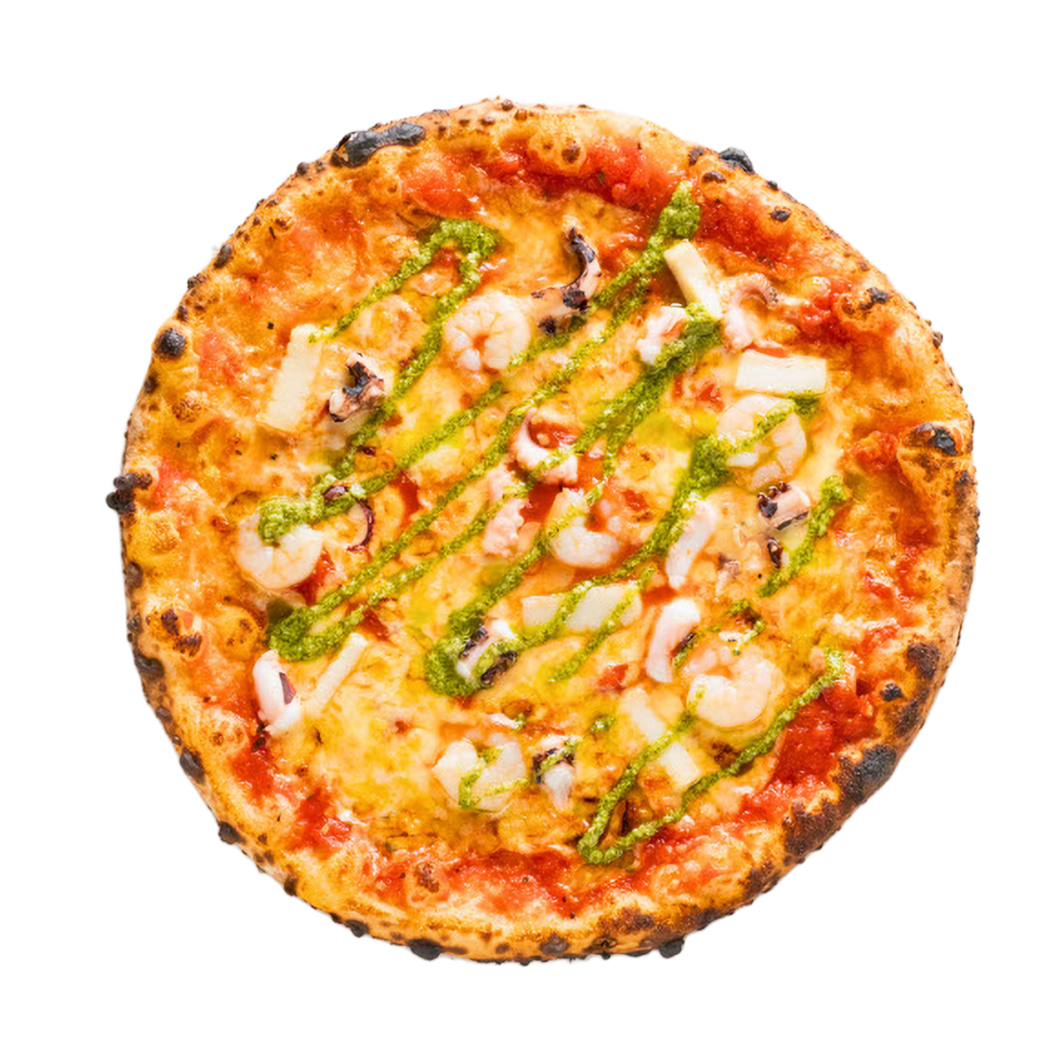 【冷凍】【SUNNY PIZZA】シーフードバジルトマトピザ