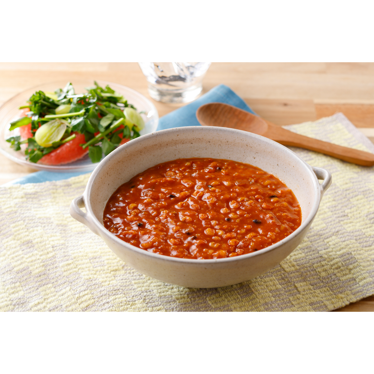 たっぷり野菜の完熟トマトカレー粥