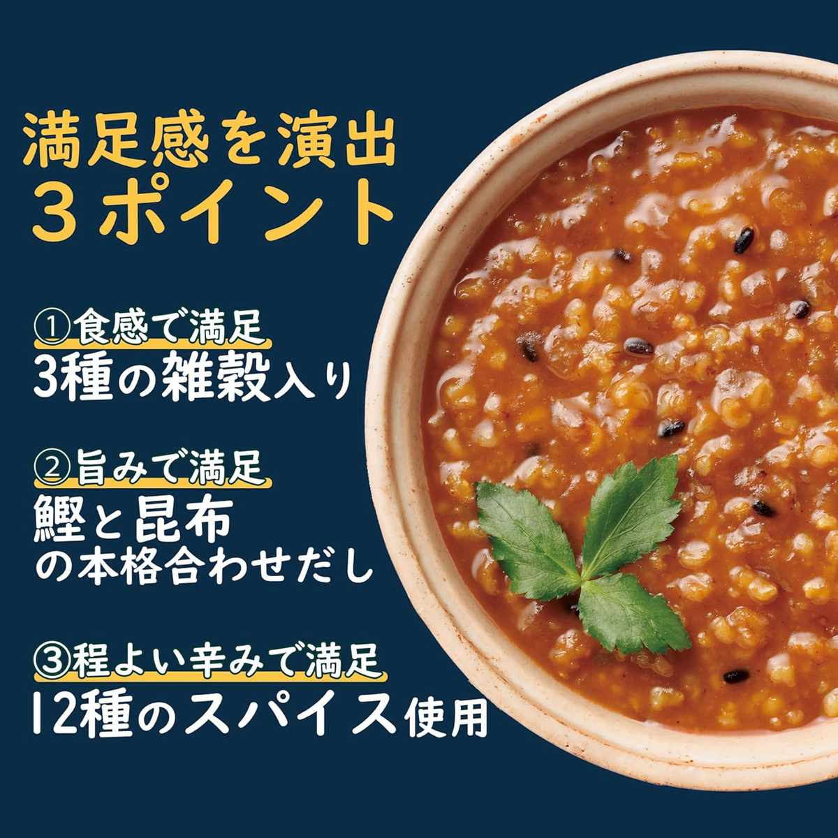濃厚だし香る 和風カレー粥 260401