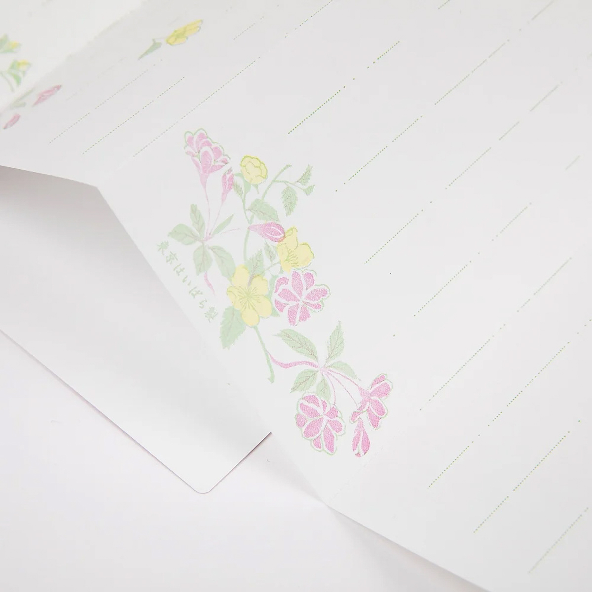 蛇腹便箋　レターセット花あそび