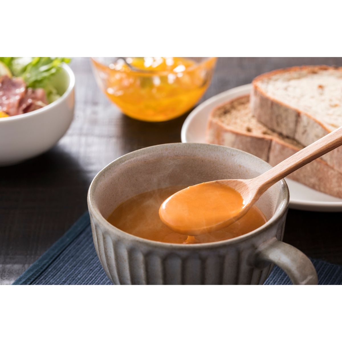 北海道甘海老のビスクポタージュ 3食入(北海道ダイニングキッチン)