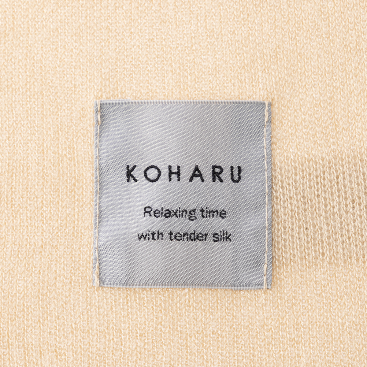 【ＫＯＨＡＲＵ】シルクストール ブロック柄
