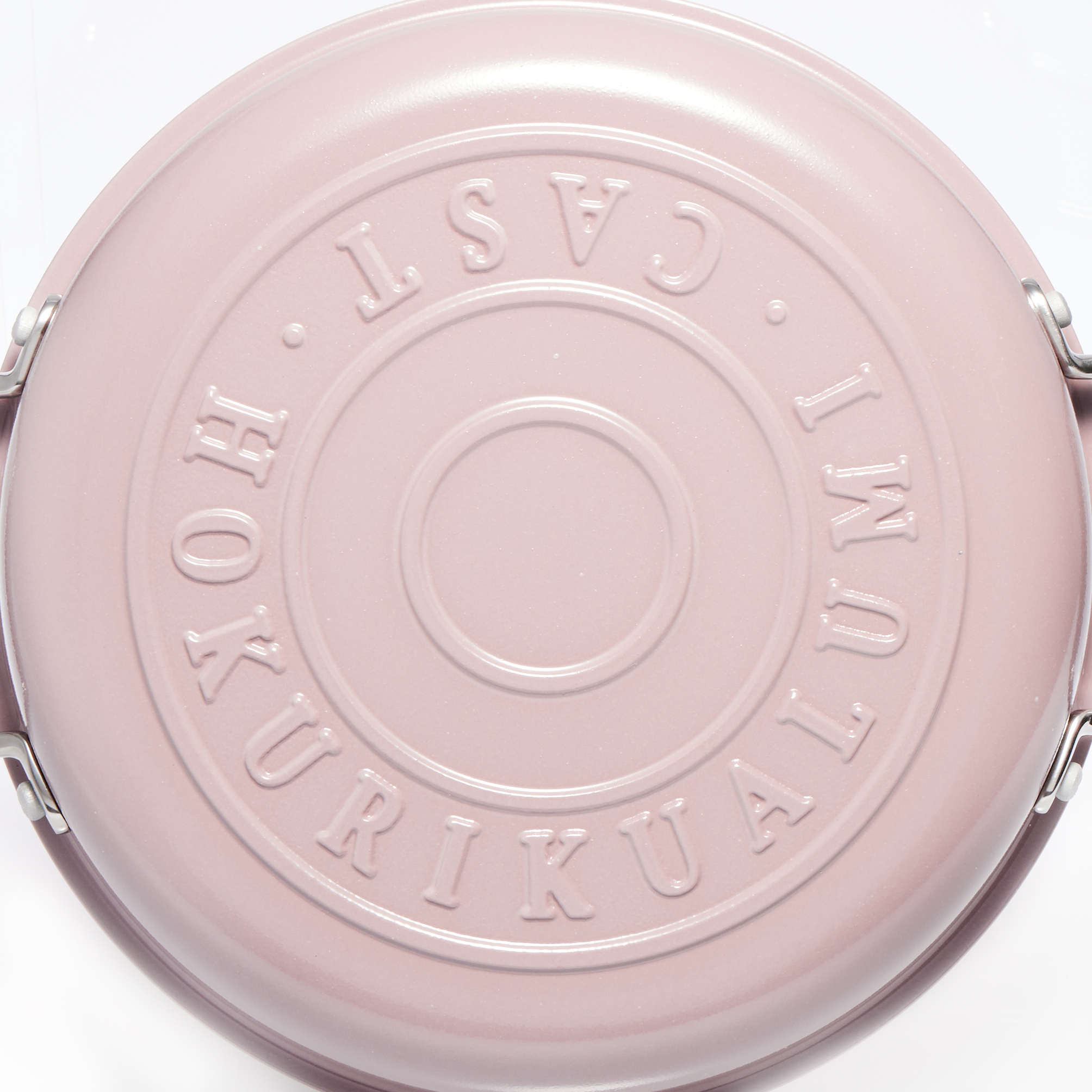 ＨＡＭＯＮ琺瑯鍋【薄桜】21cm  ガス火専用