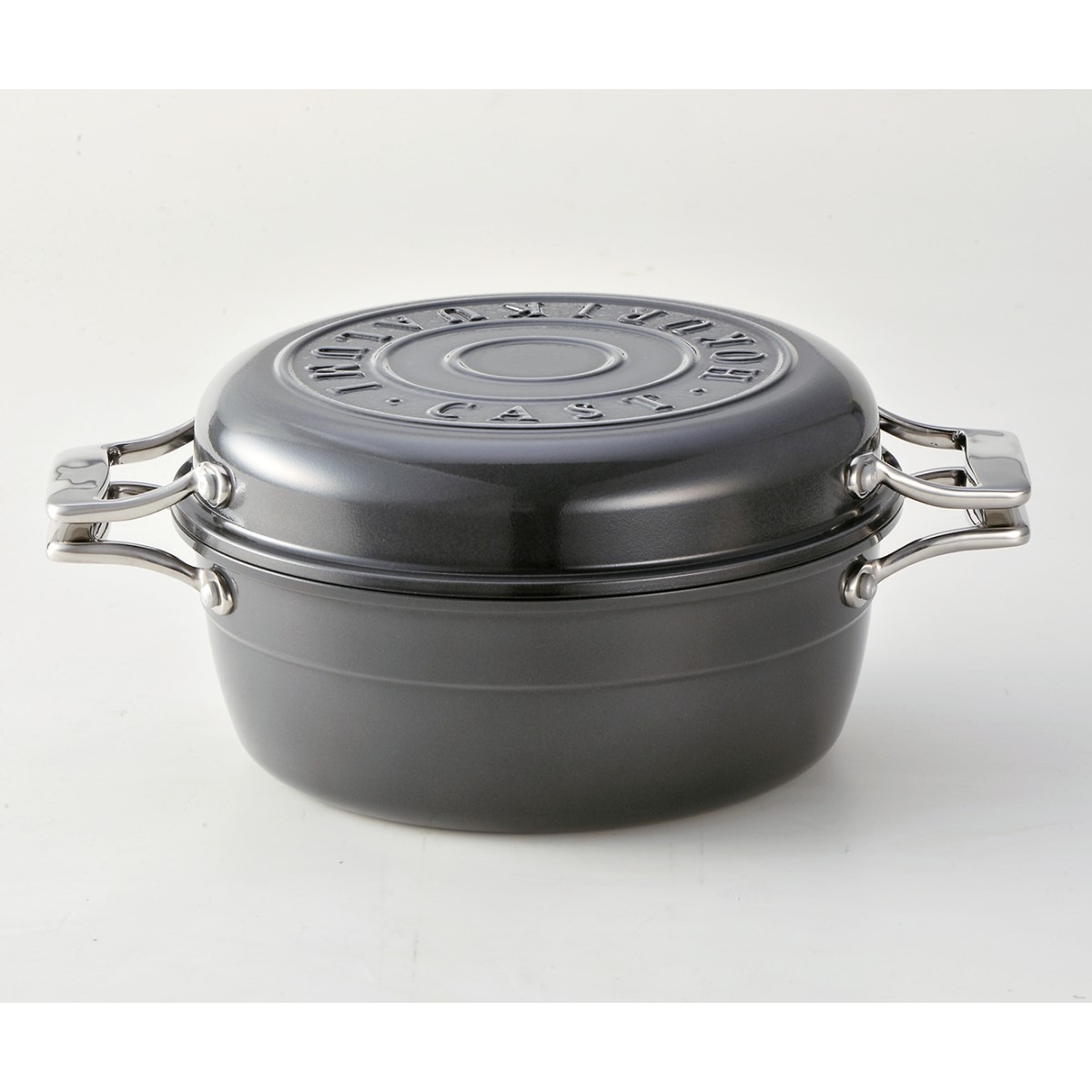 ＨＡＭＯＮ琺瑯鍋【青墨】21cm ガス火専用