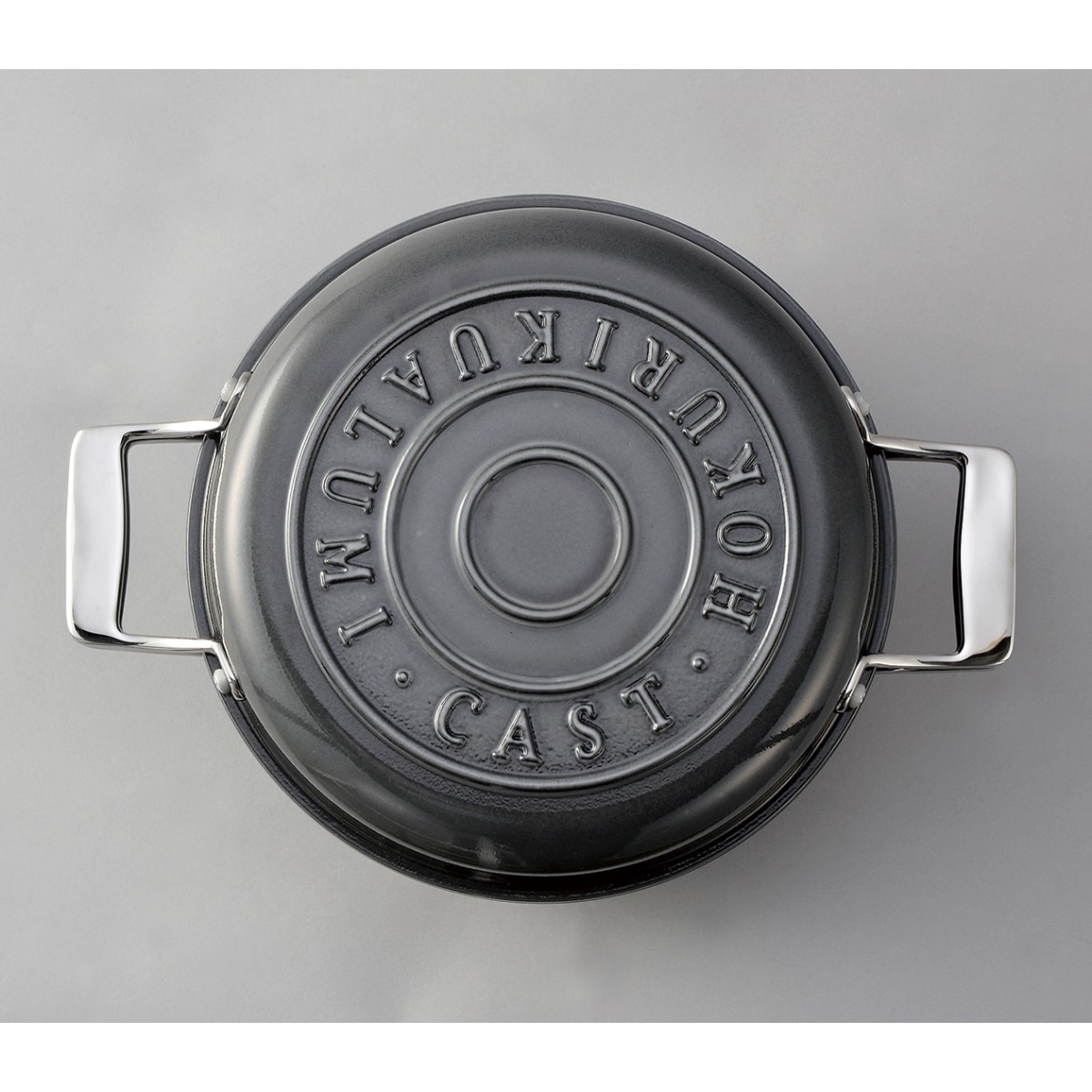 ＨＡＭＯＮ琺瑯鍋【青墨】21cm ガス火専用