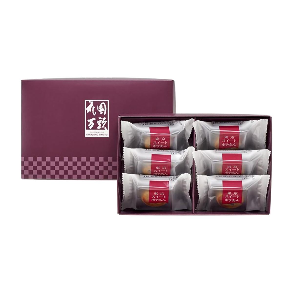 【花園万頭】スイートポテあん 6個入り