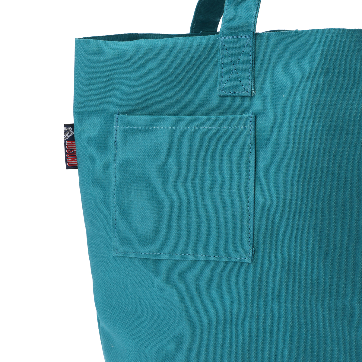 【工房 細野】シンプル・帆布バッグ(かぜとゆきオリジナル)　ピーコック