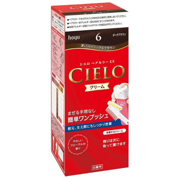 シエロ ヘアカラー EX クリーム 6 ダークブラウン (80g)