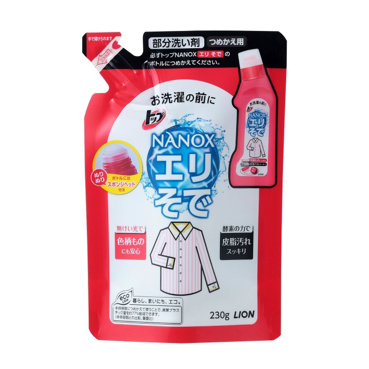 トッププレケア　エリそで用　つめかえ用　２３０ＭＬ