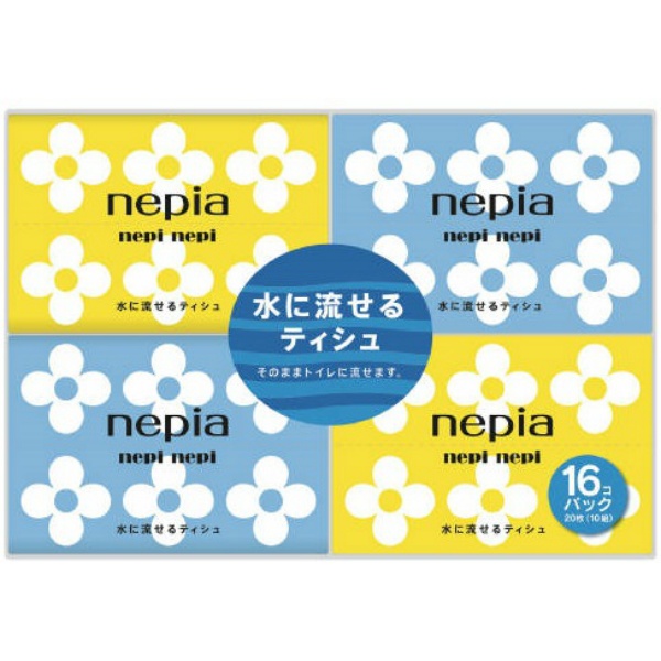 ネピネピ水に流せるポケットティシュ (16個)