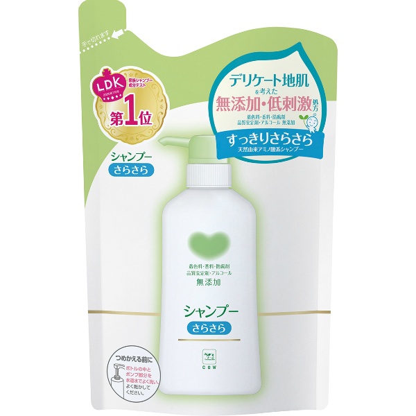 カウブランド 無添加シャンプーさらさら 詰替用 (380ML)