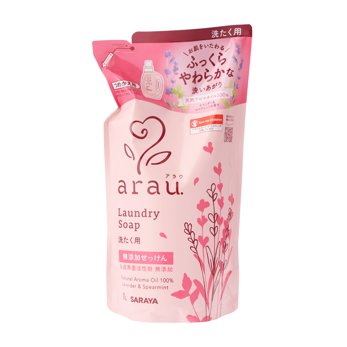 アラウ 洗たく用せっけん詰替用 (1L)