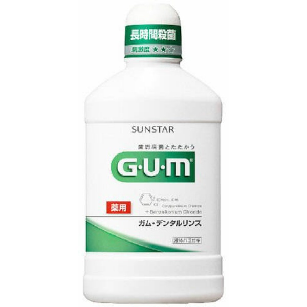 GUMデンタルリンスレギュラー (500ML)