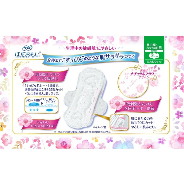 ソフィ はだおもいふつうの日用羽つき (26枚)