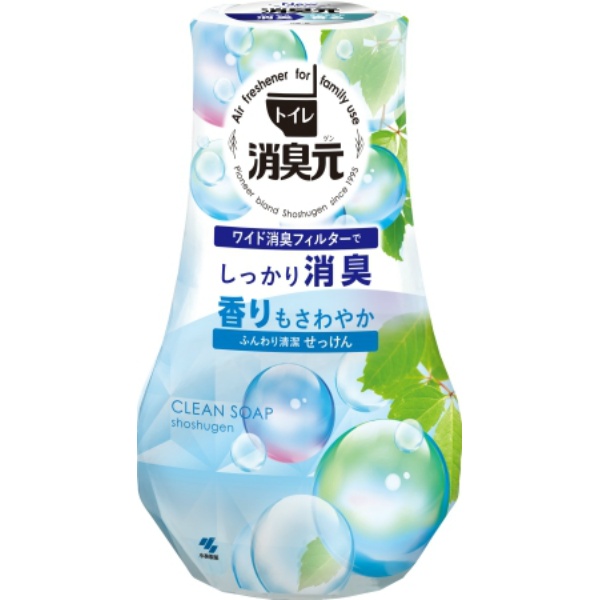 トイレの消臭元 ふんわり清潔せっけん (400ML)
