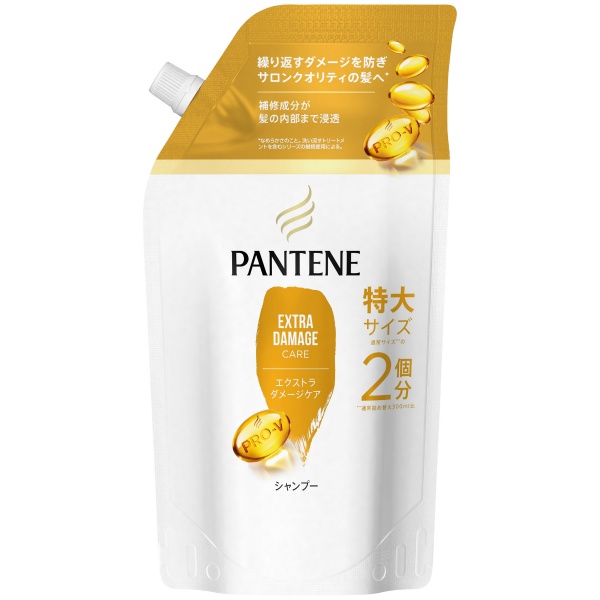 パンテーン エクストラダメージケア シャンプー つめかえ特大サイズ (600ML)