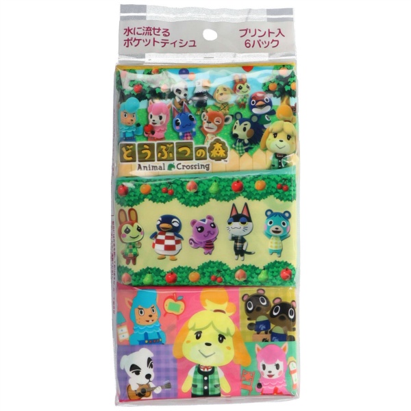 どうぶつの森 ポケットティッシュ (6P)