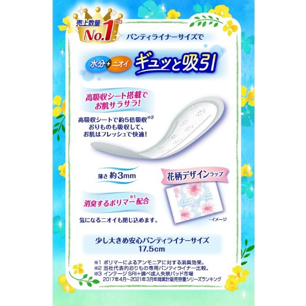 チャームナップ吸水さらフィパンティライナー (40枚)