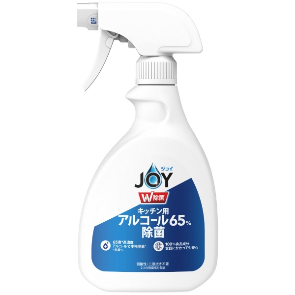 ジョイW除菌 キッチン用65%アルコール 本体 (350ML) | かぜと ジョイW除菌 キッチン用65%アルコール 本体 (350ML) | かぜと