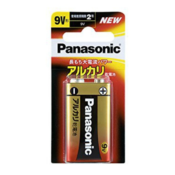 Panasonic アルカリ乾電池 9V 6LR61XJ/1B (1本)