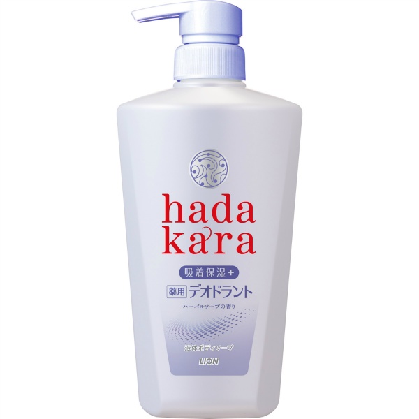 hadakara(ハダカラ)薬用デオドラントボディソープハーバルソープの香り本体 (500ML)