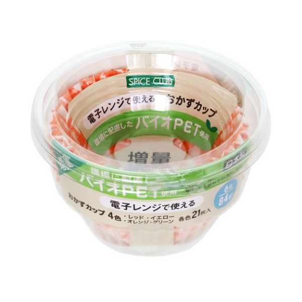 バイオPETおかずカップ6号 (84枚)
