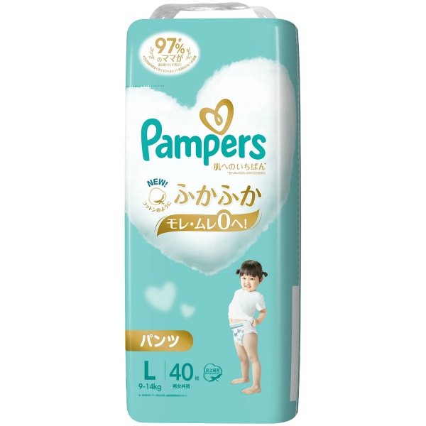 パンパース　肌へのいちばん　パンツ　スーパージャンボ　Lサイズ　４０枚