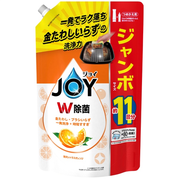 除菌ジョイコンパクトバレンシアオレンジの香り　つめかえ用ジャンボサイズ　１４２５ＭＬ