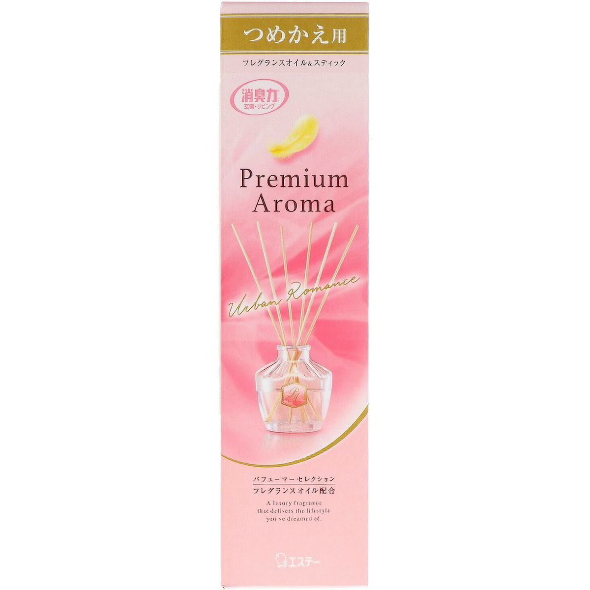 お部屋の消臭力　プレミアムアロマスティック　つめかえ用　アーバンロマンス　５０ＭＬ