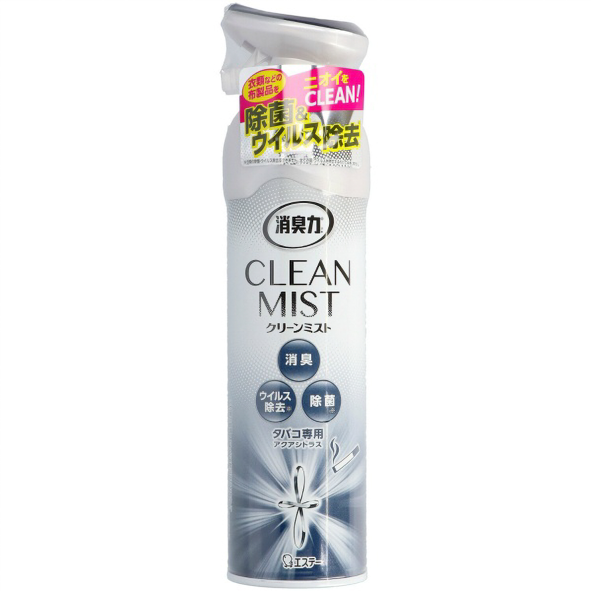 消臭力　ＣＬＥＡＮ　ＭＩＳＴ　クリーンミスト　消臭芳香剤　消臭剤　除菌　スプレー　部屋　空間　２８０ＭＬ