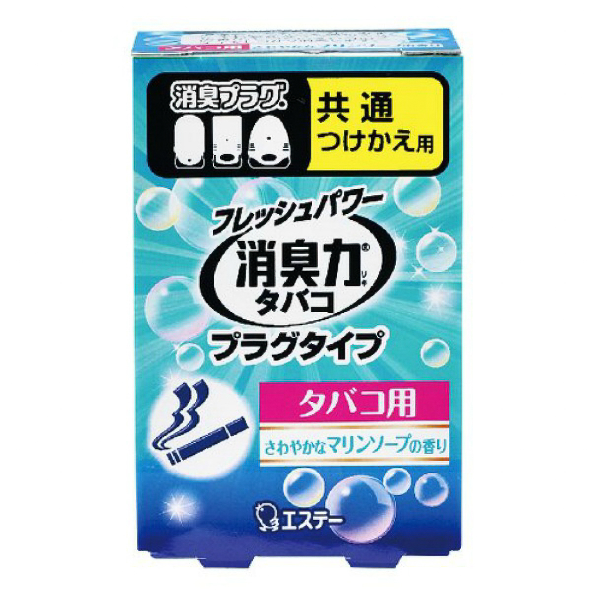 消臭力　プラグタイプ　つけかえ　タバコ用さわやかなマリンソープの香り　２０ＭＬ
