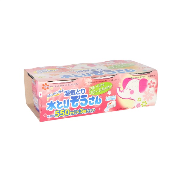 水とりぞうさん　香り付フルーティフローラル　５５０ＭＬ　３個パック
