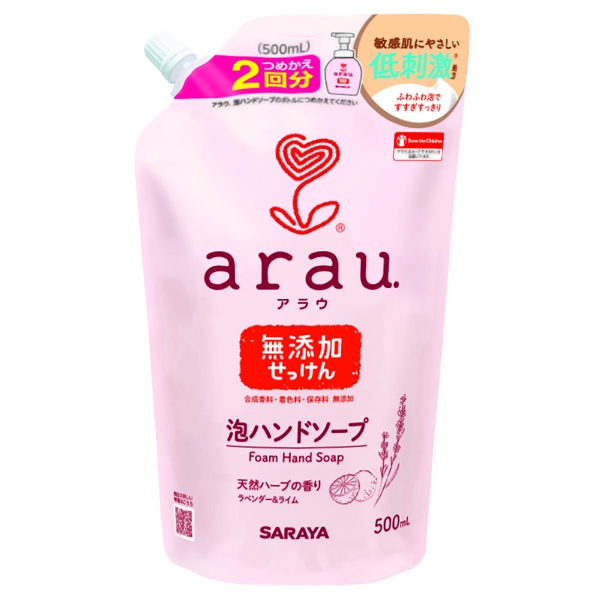 アラウ．泡ハンドソープ　つめかえ用　５００ＭＬ