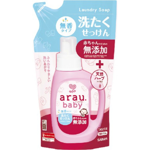 アラウベビー　洗たくせっけん　無香タイプ　つめかえ用　７２０ＭＬ